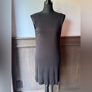 Michael Kors Black Sleeveless backless Sheath Mini Dress